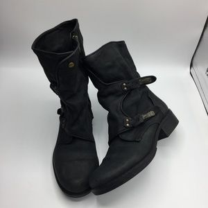 Sam Edelman Ridge Leather Moto Boots 